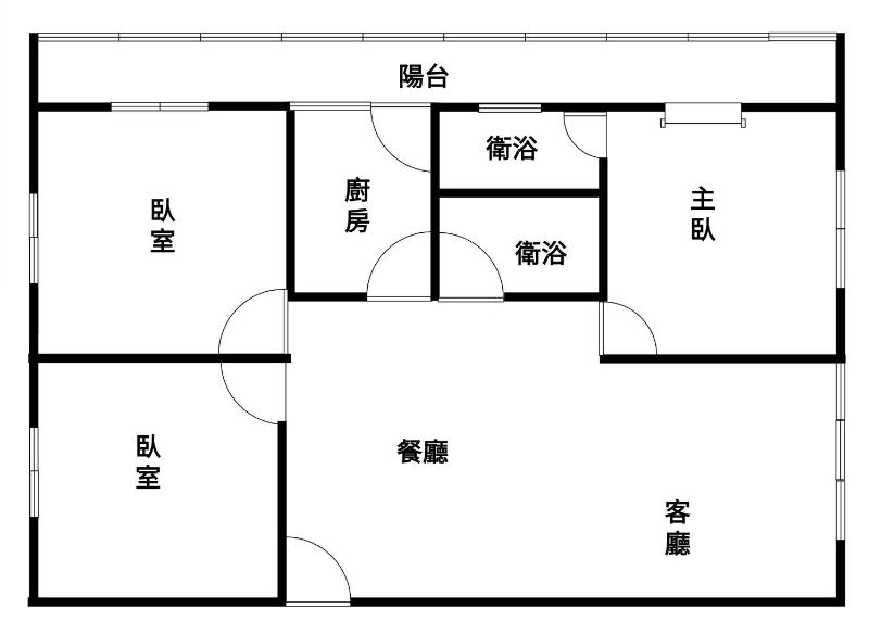 KB02低公設超大正3房，重陽綠堤